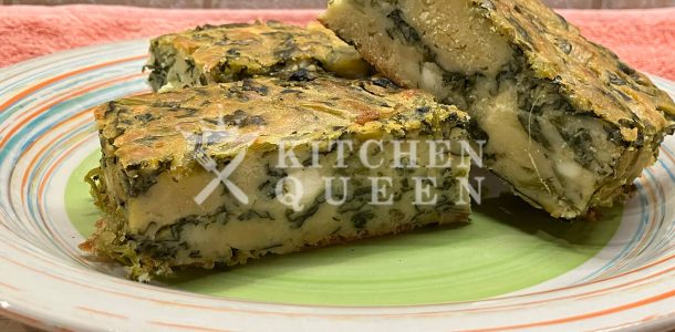 Γιαουρτόπιτα με φέτα και σπανάκι